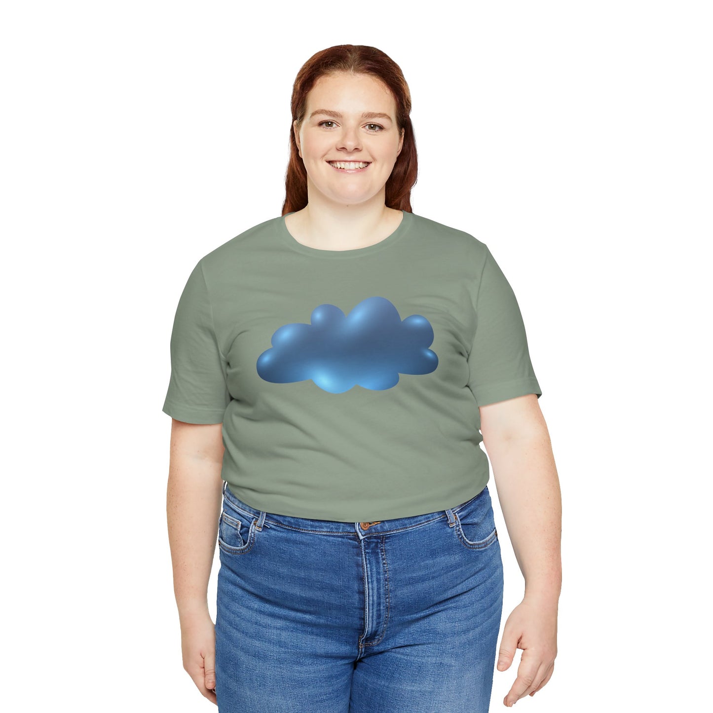 Unisex Jersey Short Sleeve Tee - Serene Cloudscape - Dreamy Cloud