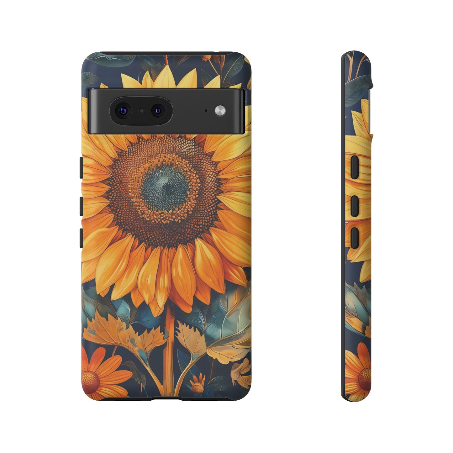 Sunflower Phone Case - Floral Design for Nature Lovers, Cute Spring Accessory, Gift for Her, Eco-Friendly Cover