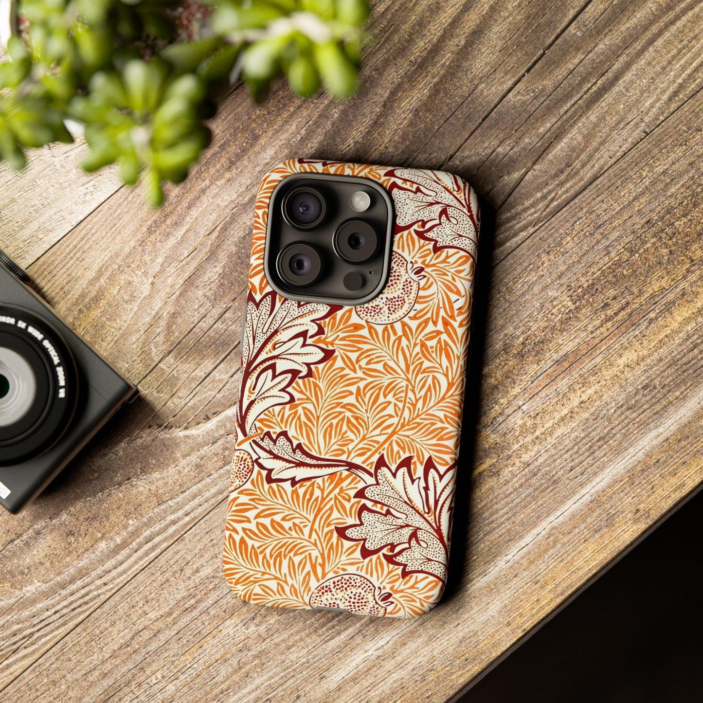 Stylish Phone Case, Tough Cases with Floral Design, Protective Cover, Gift for Her, Cute Phone Accessory