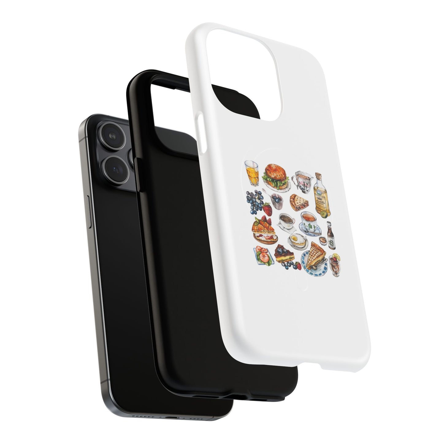 Foodie-Themed Phone Case, Cute Accessories for Food Lovers, Great Gift for Chefs, Cooking Enthusiasts, and Foodies