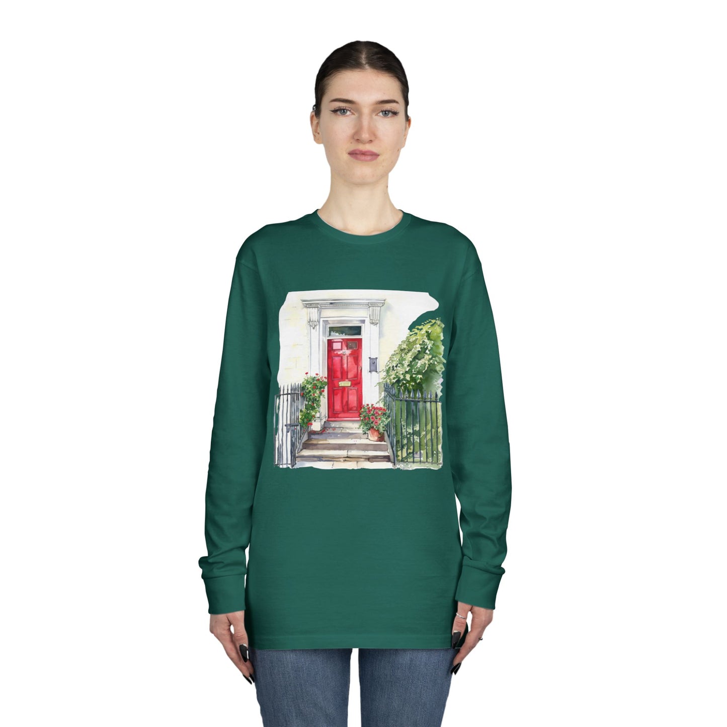 Long Sleeve Crewneck Tee - British Beautiful Nature