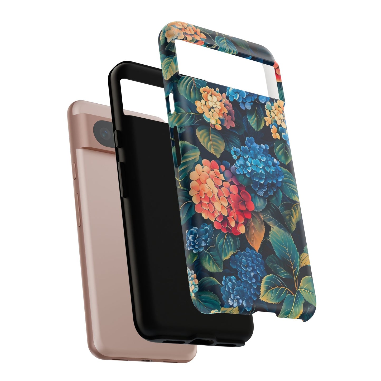 Floral Phone Case, Stylish Tough Case for Gardener Gift, Flower Lover Accessory, Pretty Floral Design, Protective Case