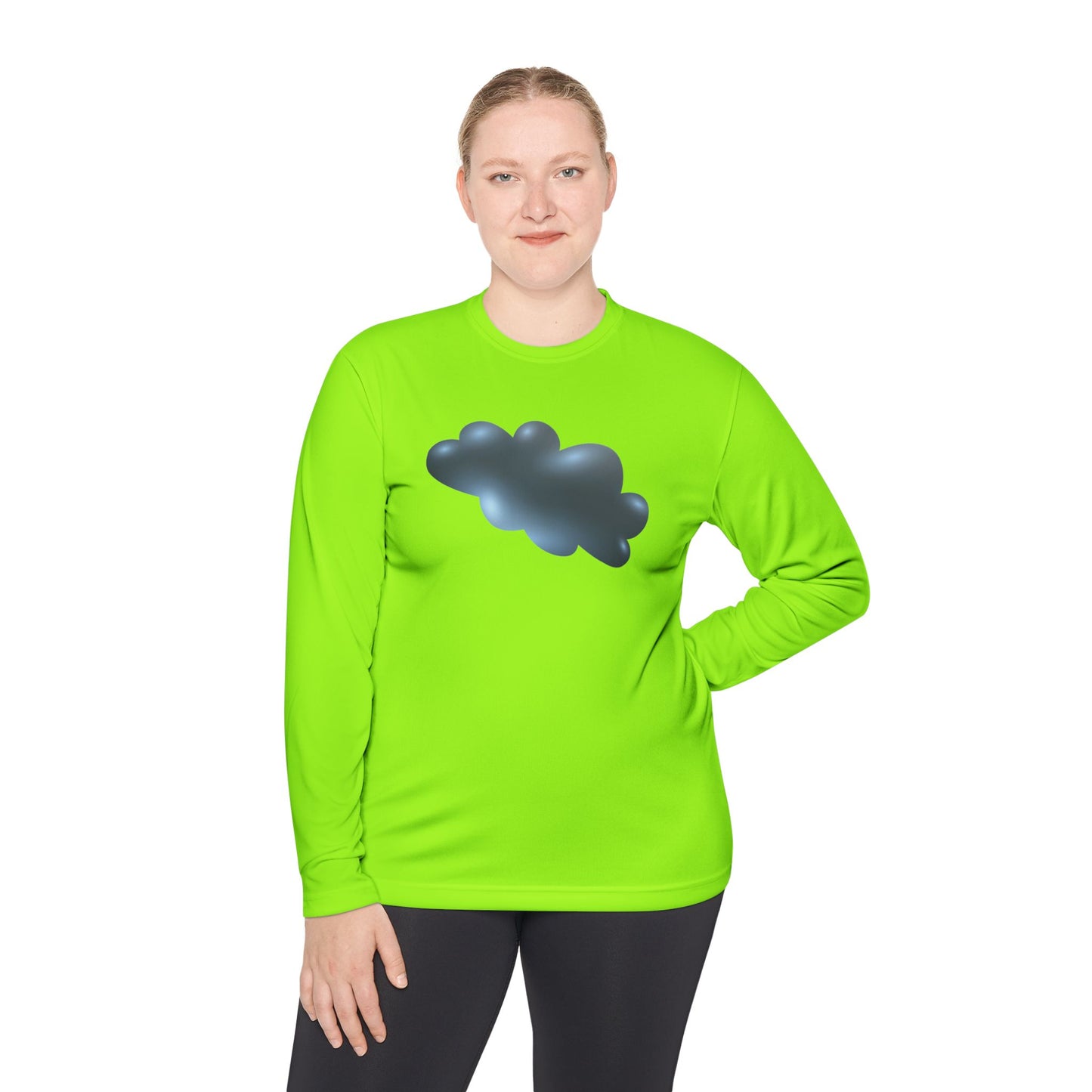 Unisex Lightweight Long Sleeve Tee - Serene Cloudscape