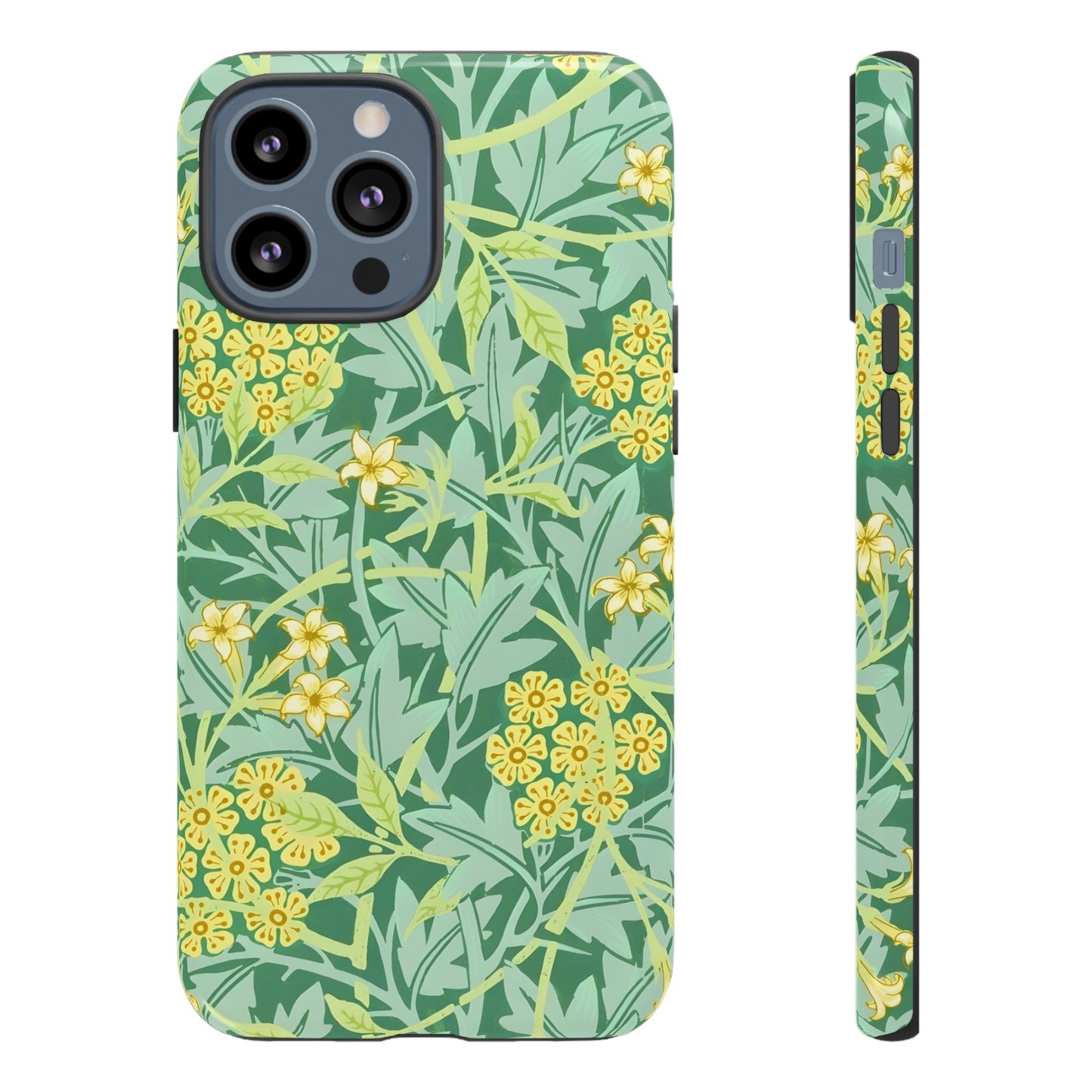 Tough Cases Organic Floral Phone Case, Stylish iPhone Cover, Eco-Friendly Gift, Nature Lover Accessory, Spring Decor, Unique Phone Protector