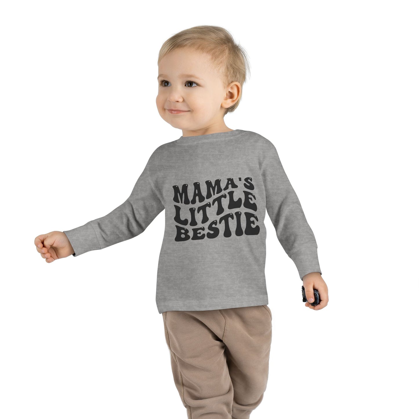 Mama's Little Bestie Toddler Long Sleeve Tee