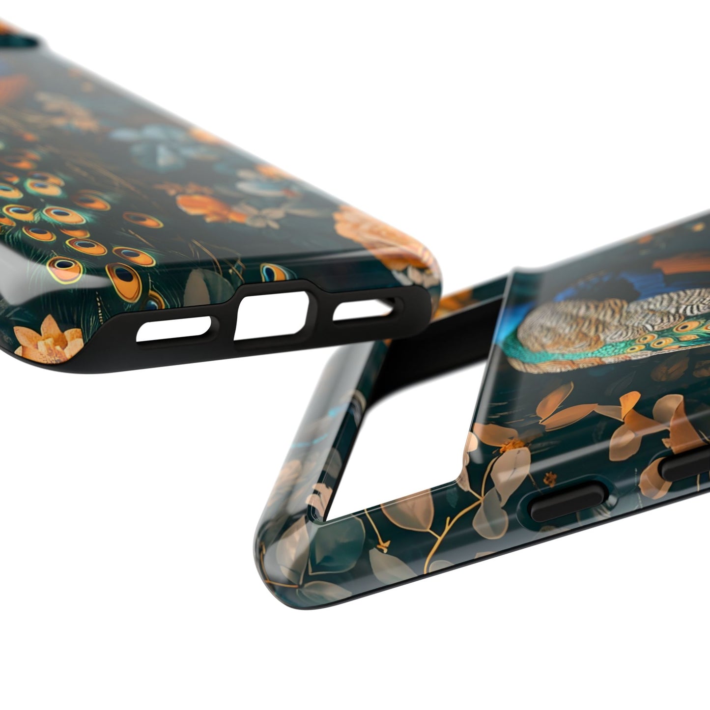 Peacock Phone Case - Elegant Floral Design, Tough Case for Protection, Unique Gift for Nature Lovers, Stylish Accessory, Eco-Friendly