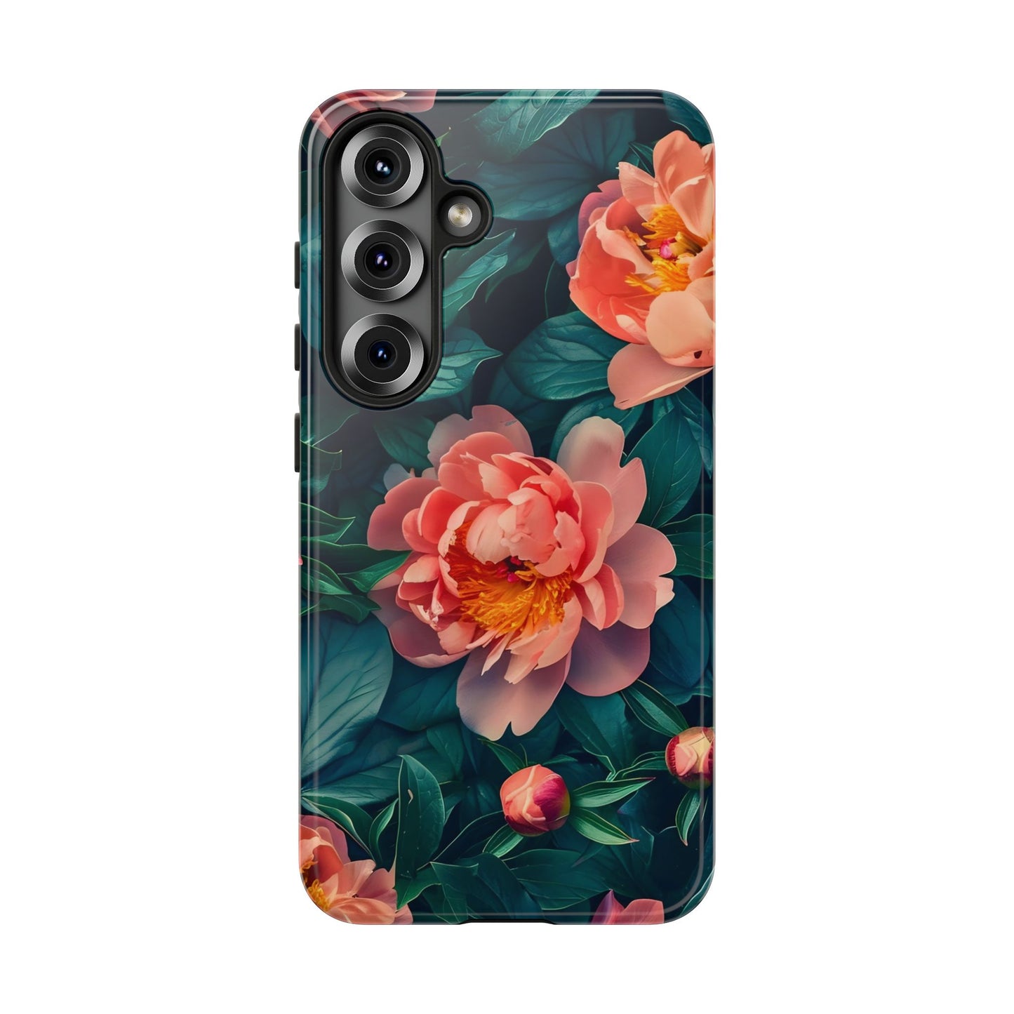 Floral Phone Case - Tough Cases, Flower Design, Botanical Art, Phone Accessory, Gift for Her, Nature Lovers