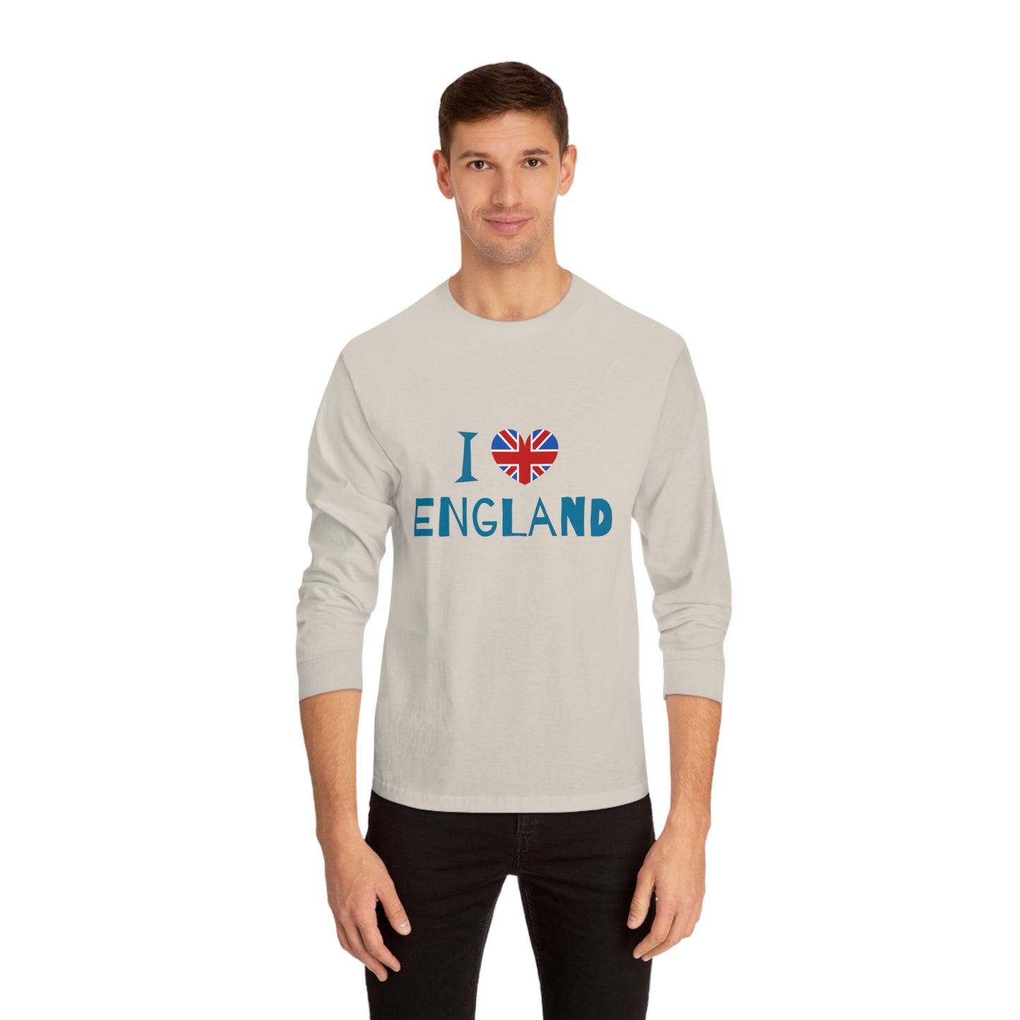 Unisex Classic Long Sleeve T-Shirt - I Love England