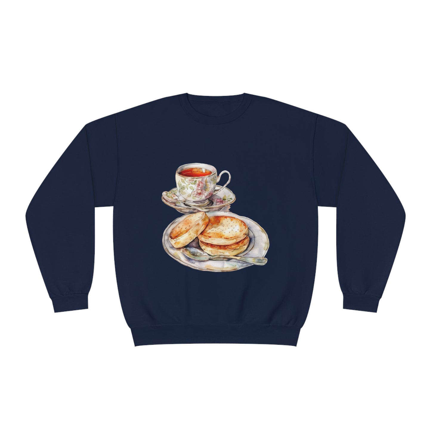 Unisex NuBlend® Crewneck Sweatshirt - British Royal Feast Opulent Dining Fit for Royalty