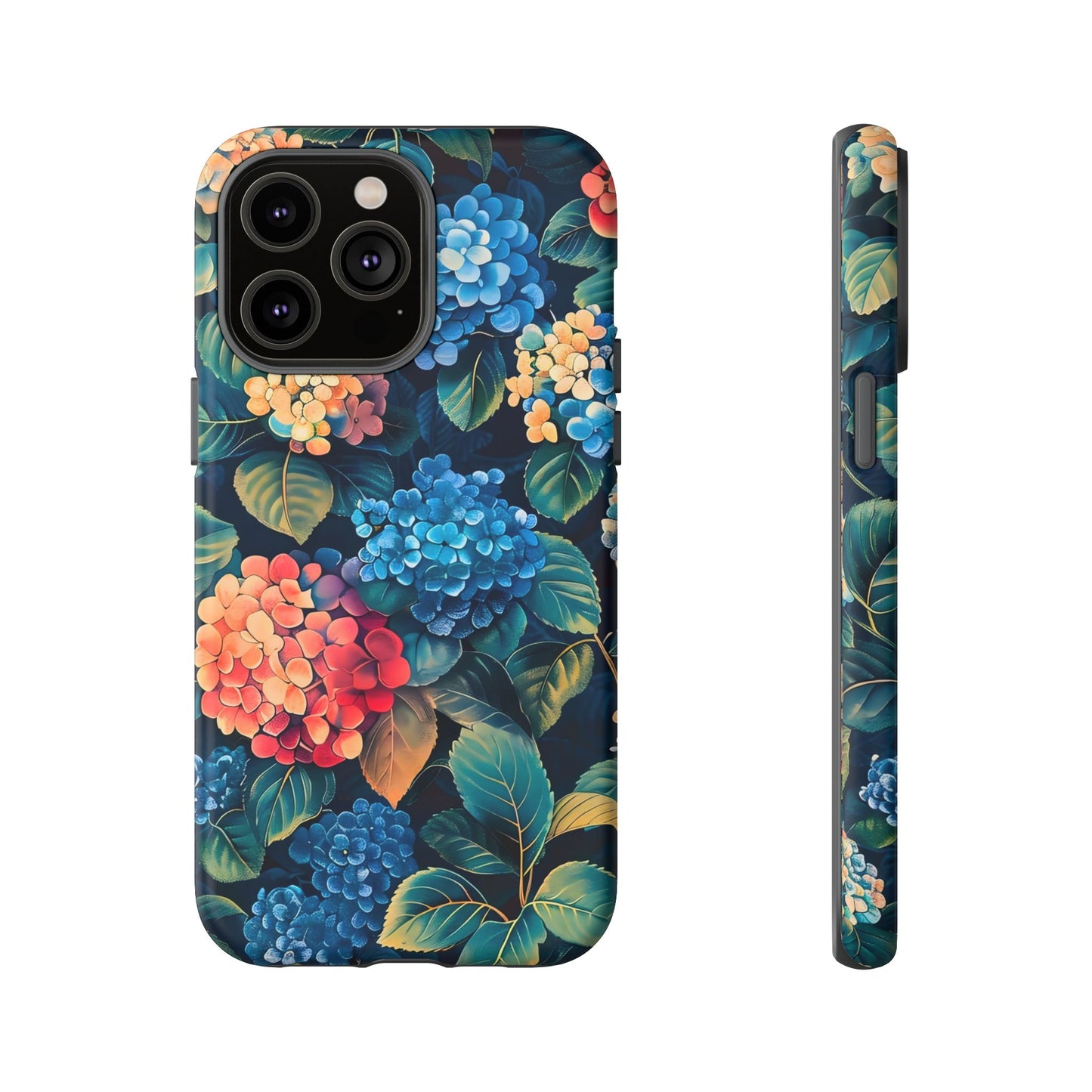 Floral Phone Case, Stylish Tough Case for Gardener Gift, Flower Lover Accessory, Pretty Floral Design, Protective Case