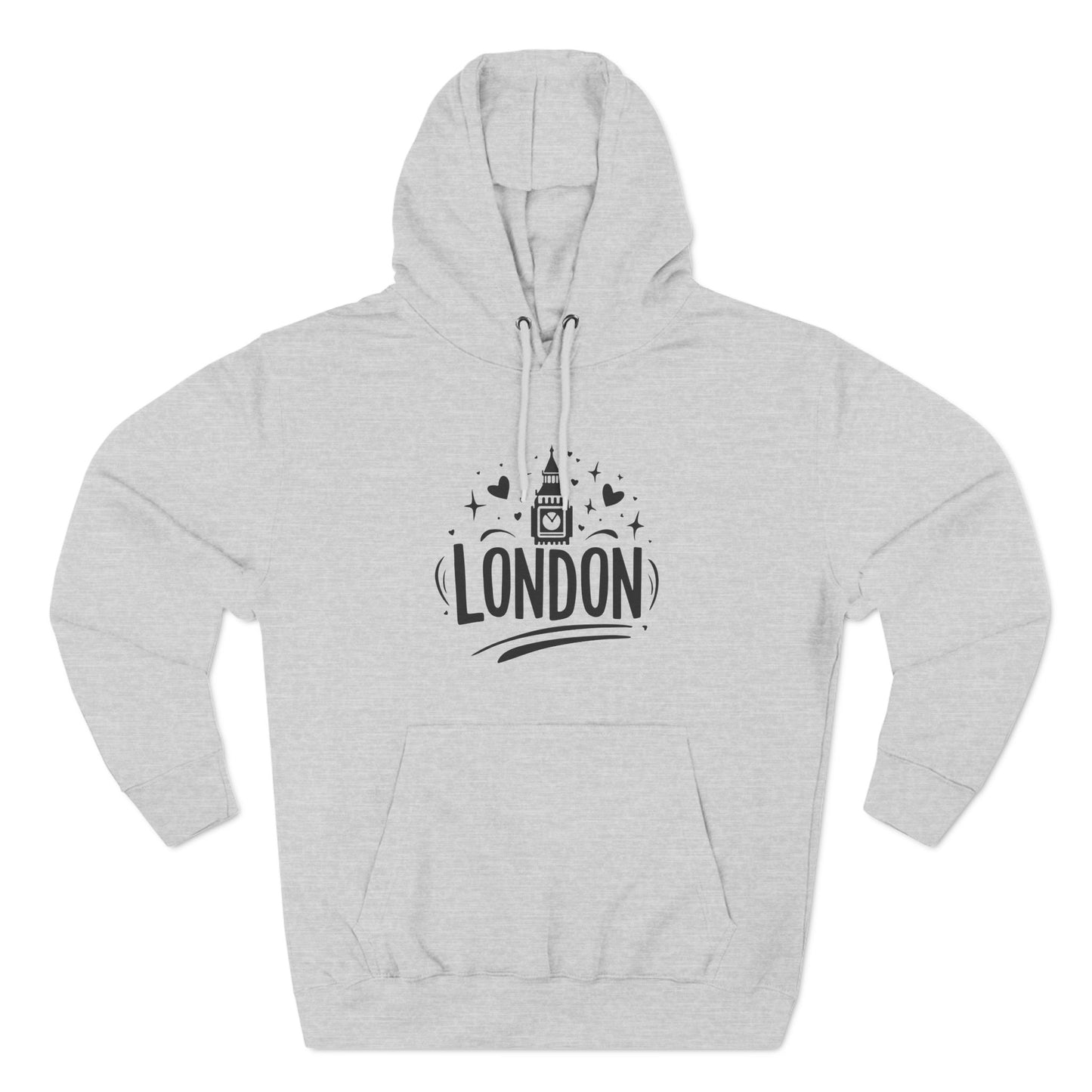 Cool London Cozy Three-Panel Fleece Hoodie