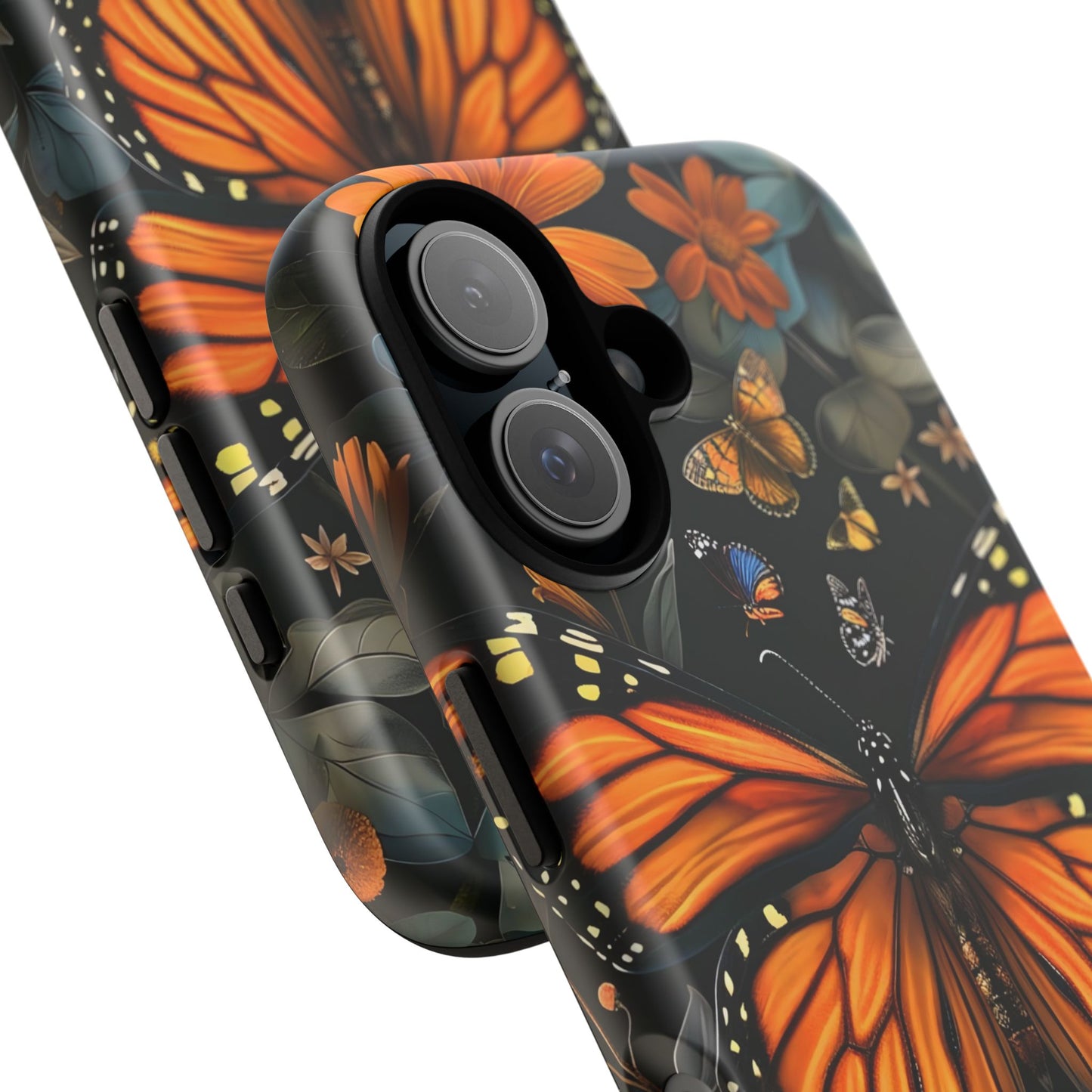 Monarch Butterfly Phone Case, Tough Cases, Nature Lover Gift, Floral Mobile Cover, Eco-Friendly Phone Accessory, Butterfly Design