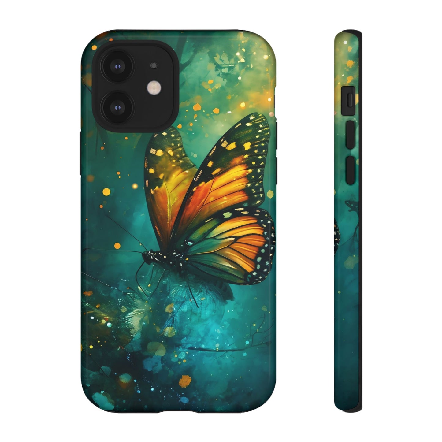 Colorful Butterfly Phone Case, Tough Cases for iPhone and Samsung, Cute Tech Accessories, Nature Lovers Gift, Vibrant Floral Design