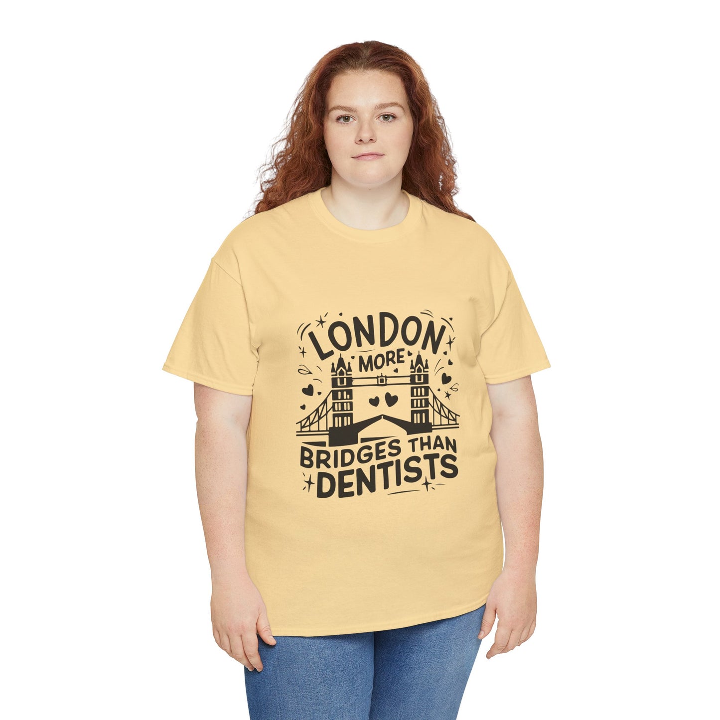 Unisex Heavy Cotton Tee - London is having more Bridges