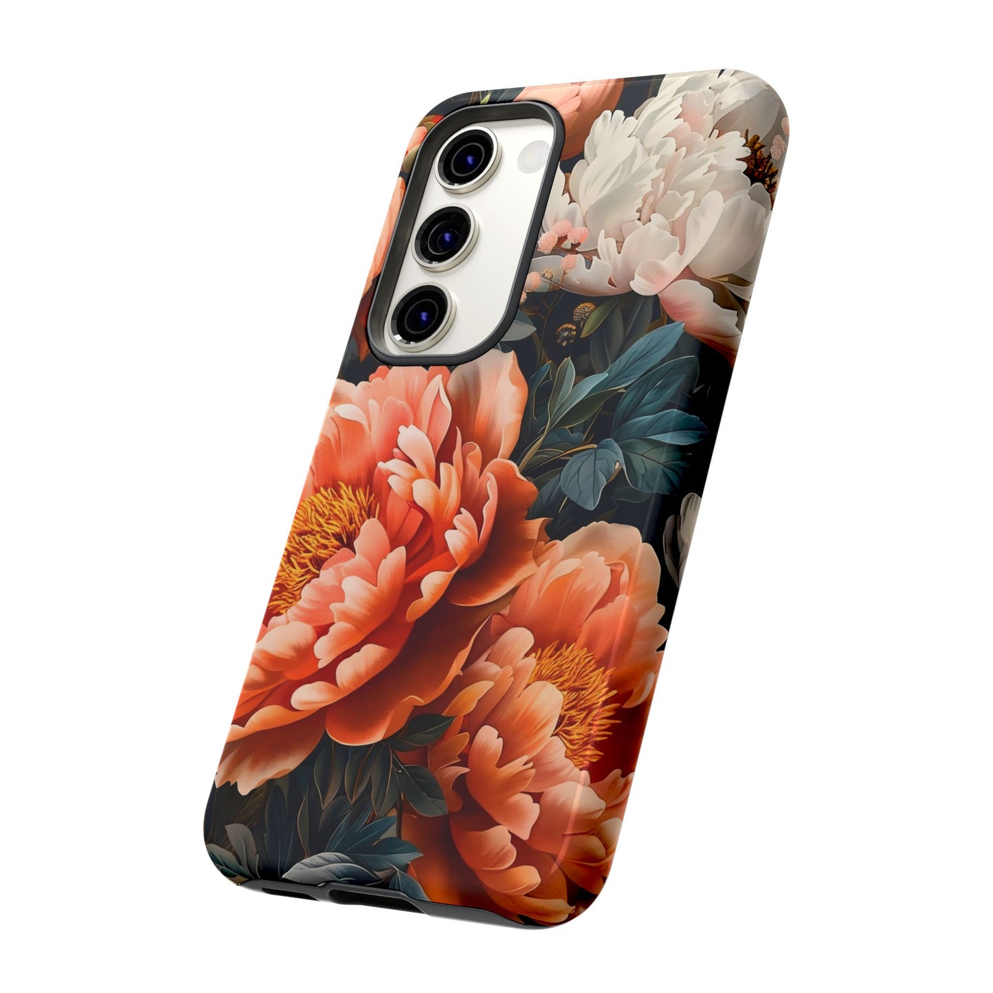 Floral Phone Case - Tough Cases, Durable Cover, Flower Design, Unique Gift, Phone Accessories