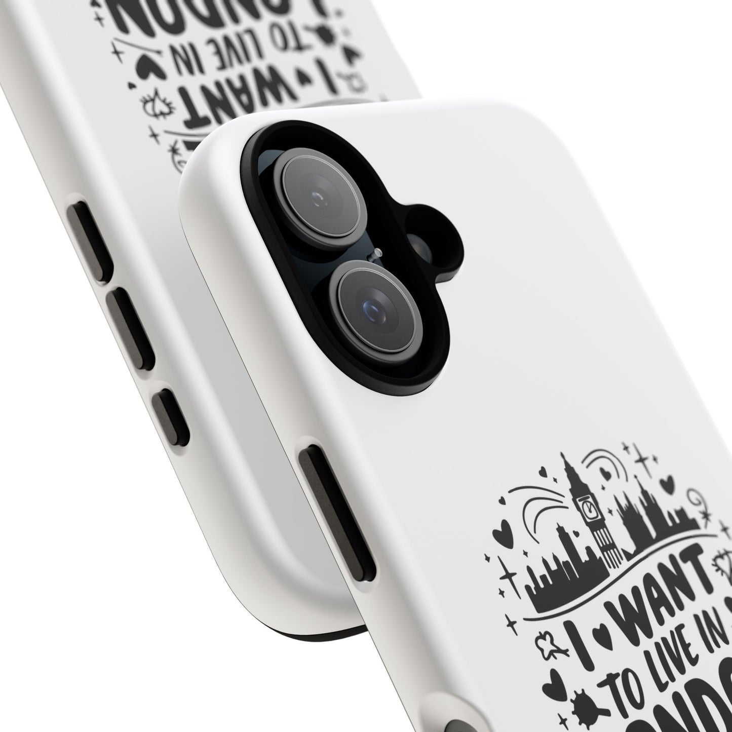 London-Themed Tough Phone Case - Chic & Stylish Protection