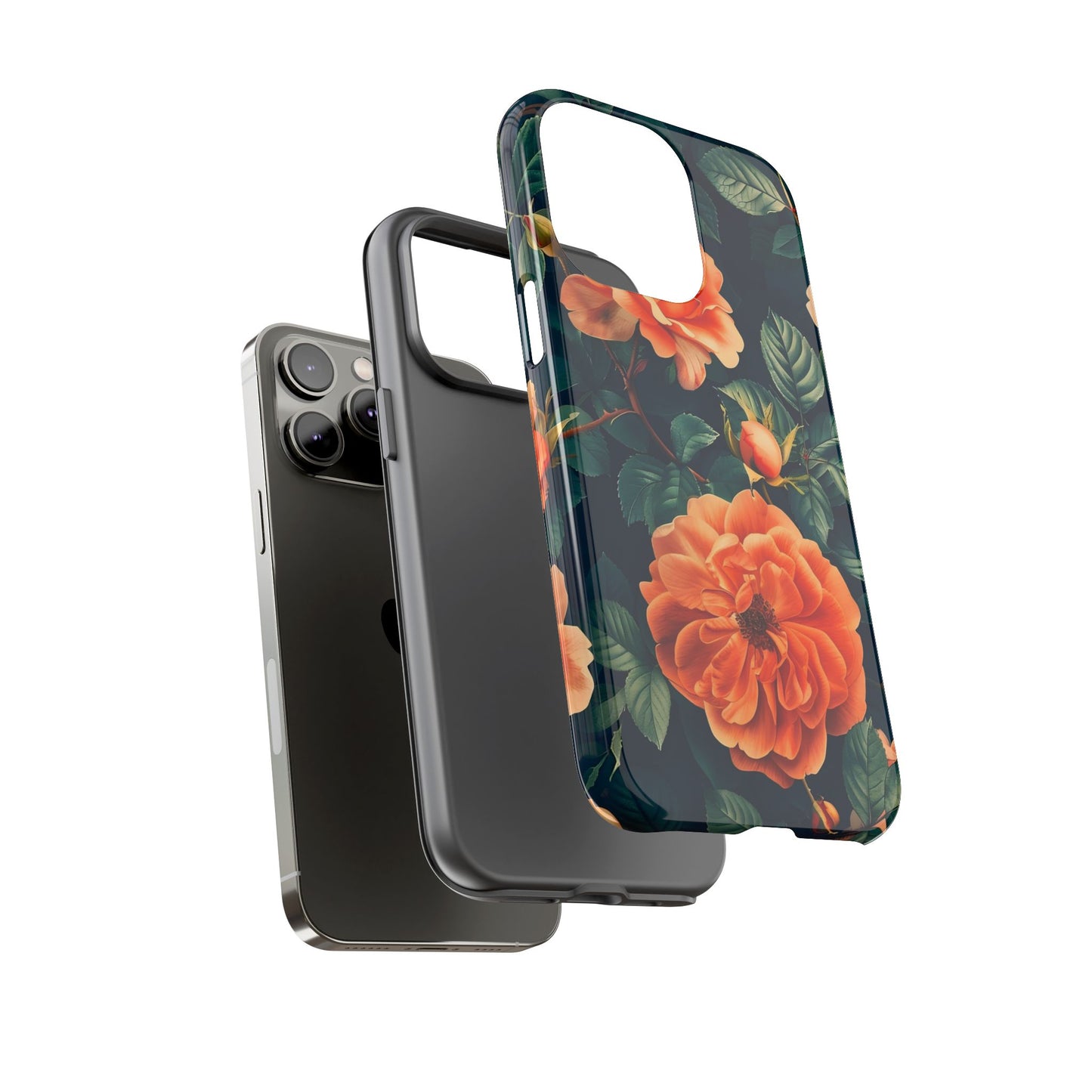 Floral Phone Case, Tough Cases for Nature Lovers, Botanical Design, Phone Protection, Gift for Her, Trending Floral Accessories