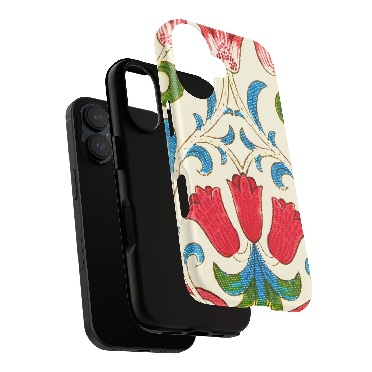 Floral Phone Case - Tough Cases | Stylish Protection, Gift for Her, Boho Phone Cover, Spring Accessory, Cute Tech
