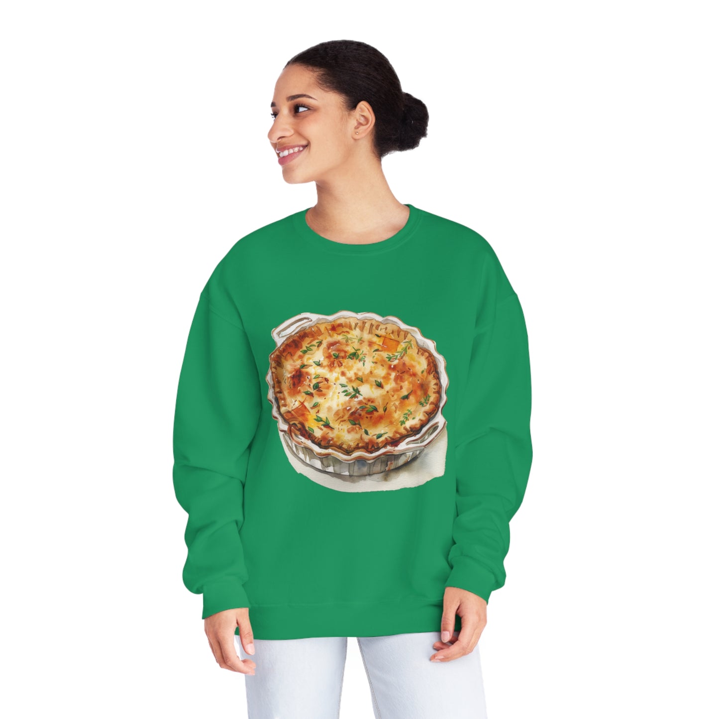 Unisex NuBlend® Crewneck Sweatshirt - Dine Like a Monarch - Classic Royal Dishes of Britain