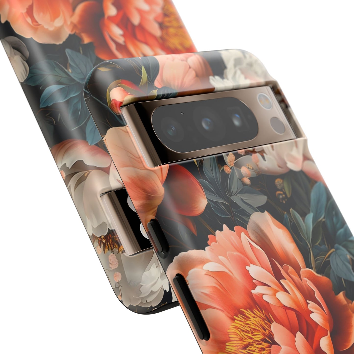 Floral Phone Case - Tough Cases, Durable Cover, Flower Design, Unique Gift, Phone Accessories