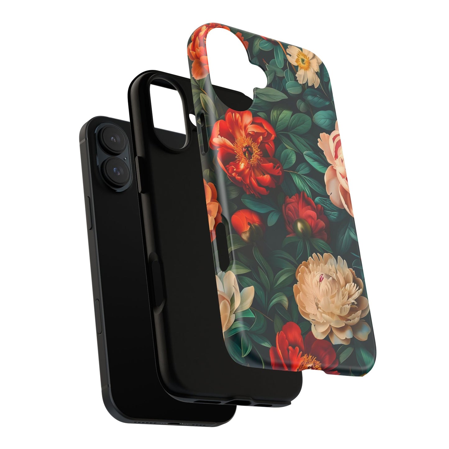 Floral Phone Case - Tough Cases, Vibrant Protection, Gift for Her, Cute Floral Design, Trendy Accessory, Perfect for Spring