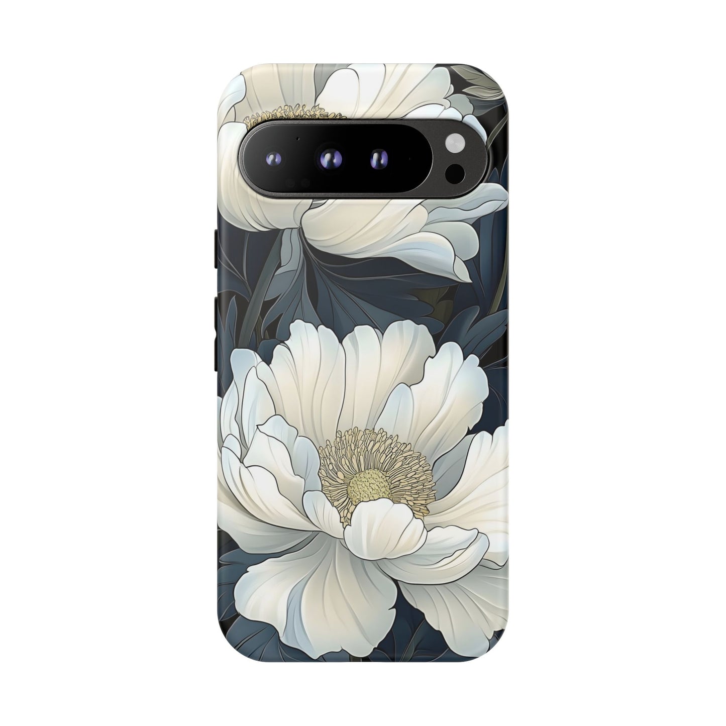 Elegant Floral Phone Case, Floral iPhone Cover, Flower Art Phone Case, Eco-Friendly Mobile Protection, Tough & Stylish Phone Case