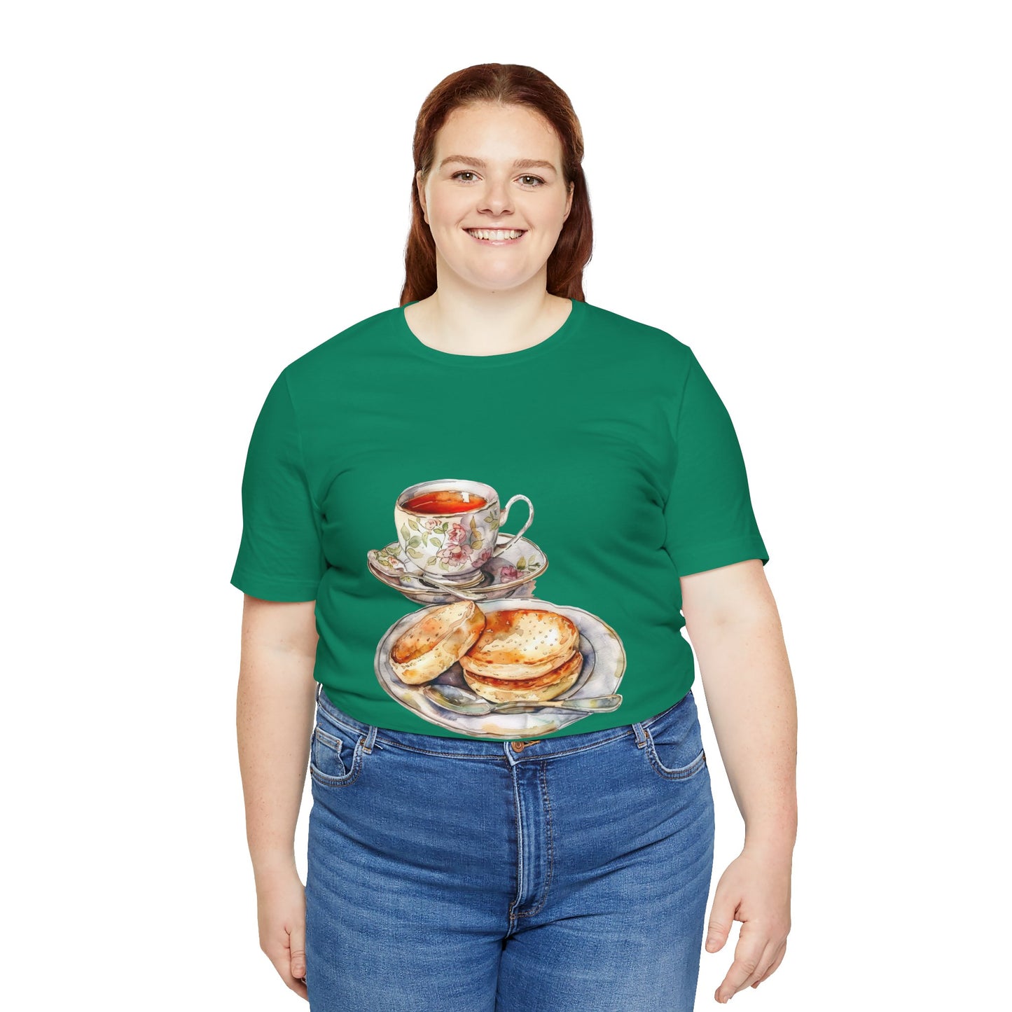 Unisex Jersey Short Sleeve Tee - A Taste of Tradition - Iconic British Cuisine