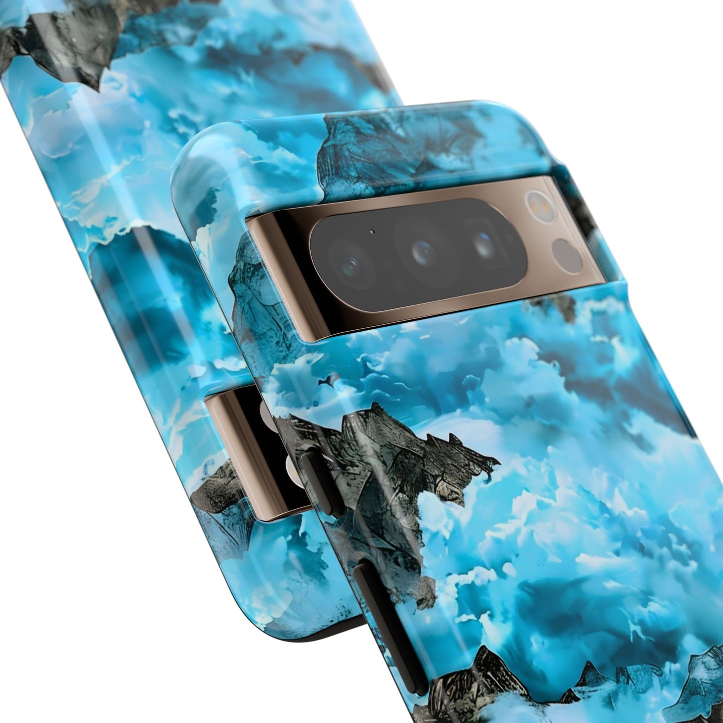 Mountain Wave Phone Case - Adventure Gear, Outdoor Gifts, Stylish Cases, Trendy Accessories, Nature Lovers