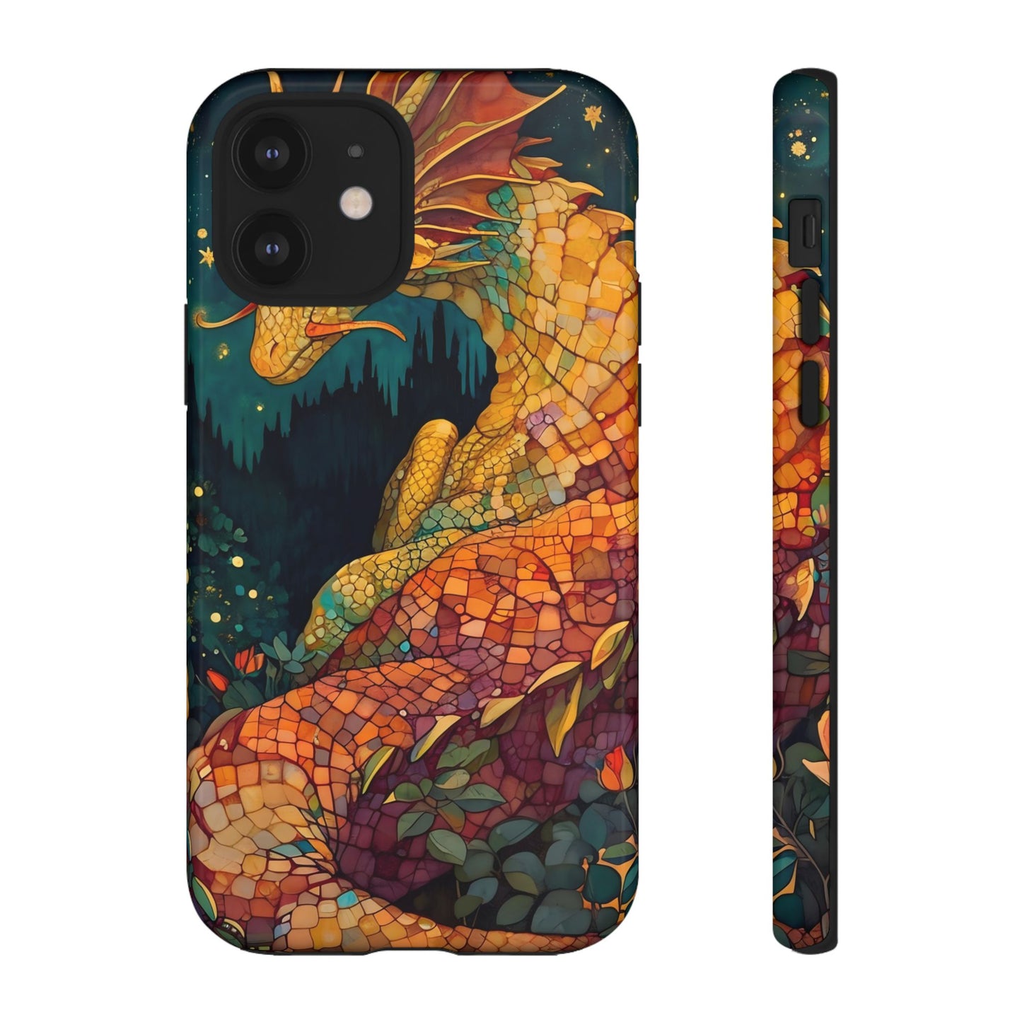 Dragon Art Phone Case, Tough Phone Cover, Fantasy Gift, Unique Mobile Accessory, Dragon Lover Gift, Stylish Protection