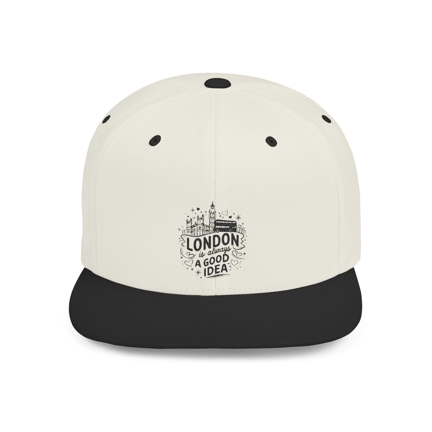 London Snapback Hat - Hipster Cap, Streetwear Accessory, Gift for Travelers, Outdoor Hat, Casual Wear