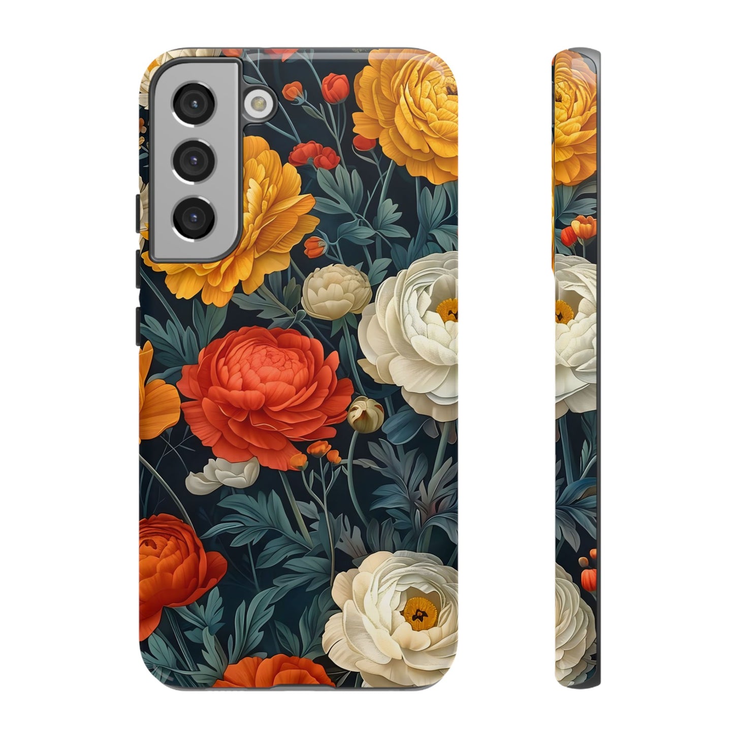 Floral Tough Case for Phones | Durable Floral Phone Cover, Boho Chic, Unique Gift for Her, Phone Protection, Flower Design