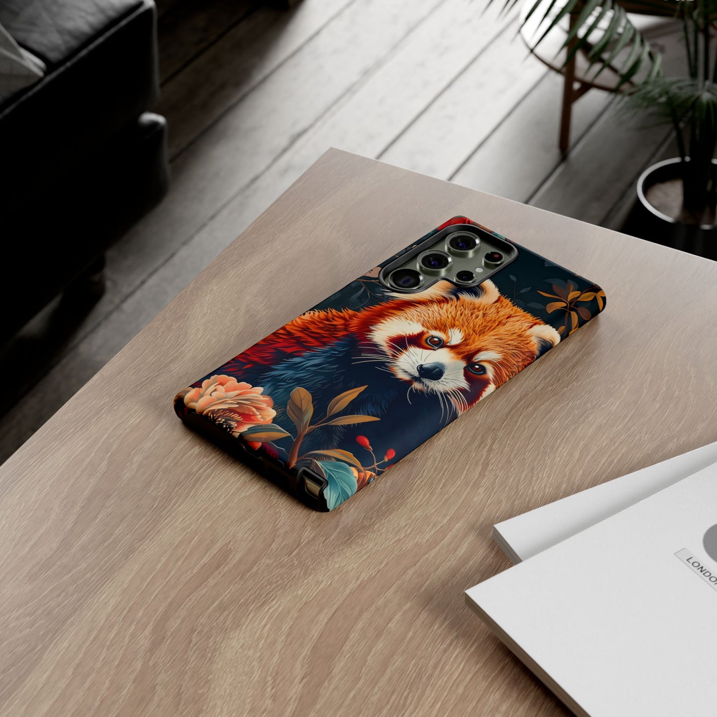 Cute Red Panda Phone Case, Wildlife Lover Gift, Tough Cases for iPhone, Nature-Themed Phone Cover, Animal Art Shell, Cute Tech Accessories