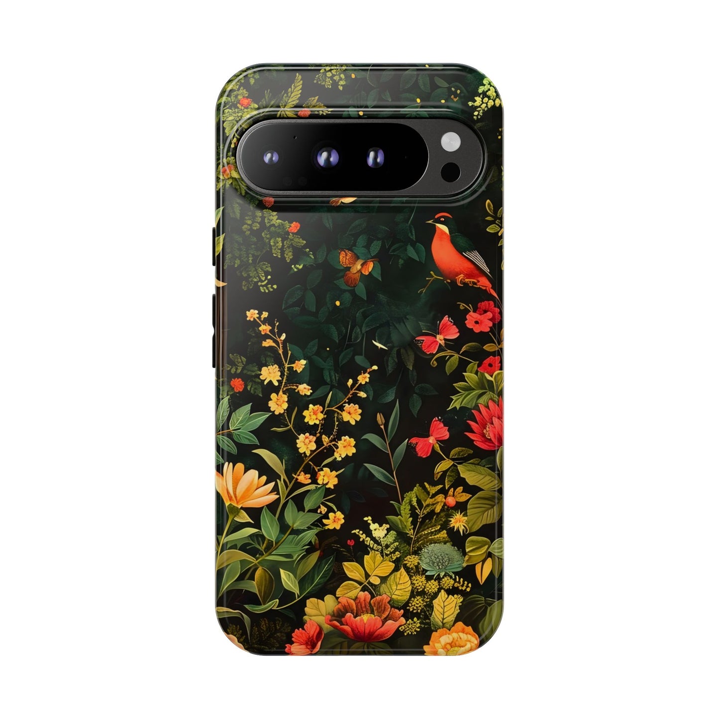 Floral Tough Phone Case, Nature-Inspired Design, Ideal for Garden Lovers, Gift for Birthdays, Christmas, Eco-Friendly Accessory