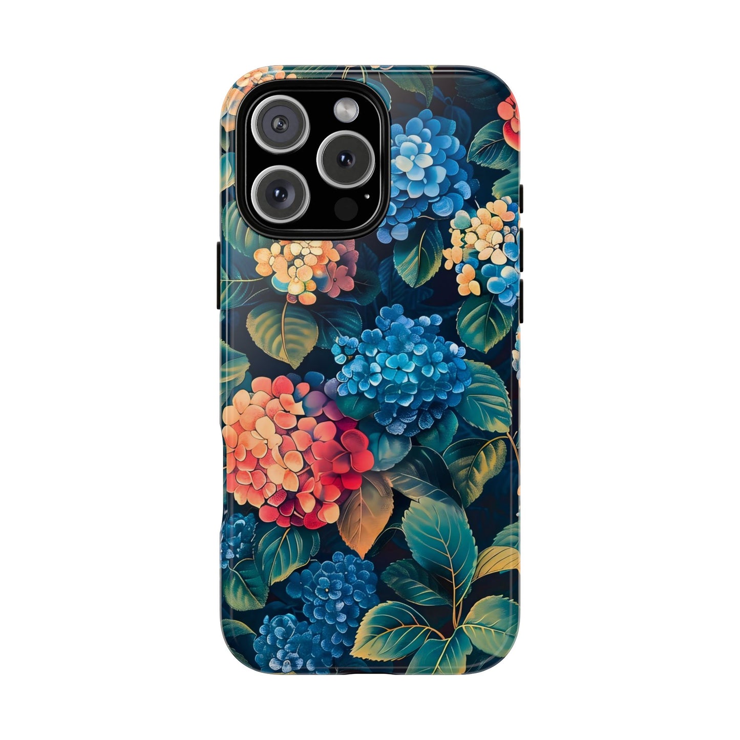 Floral Phone Case, Stylish Tough Case for Gardener Gift, Flower Lover Accessory, Pretty Floral Design, Protective Case