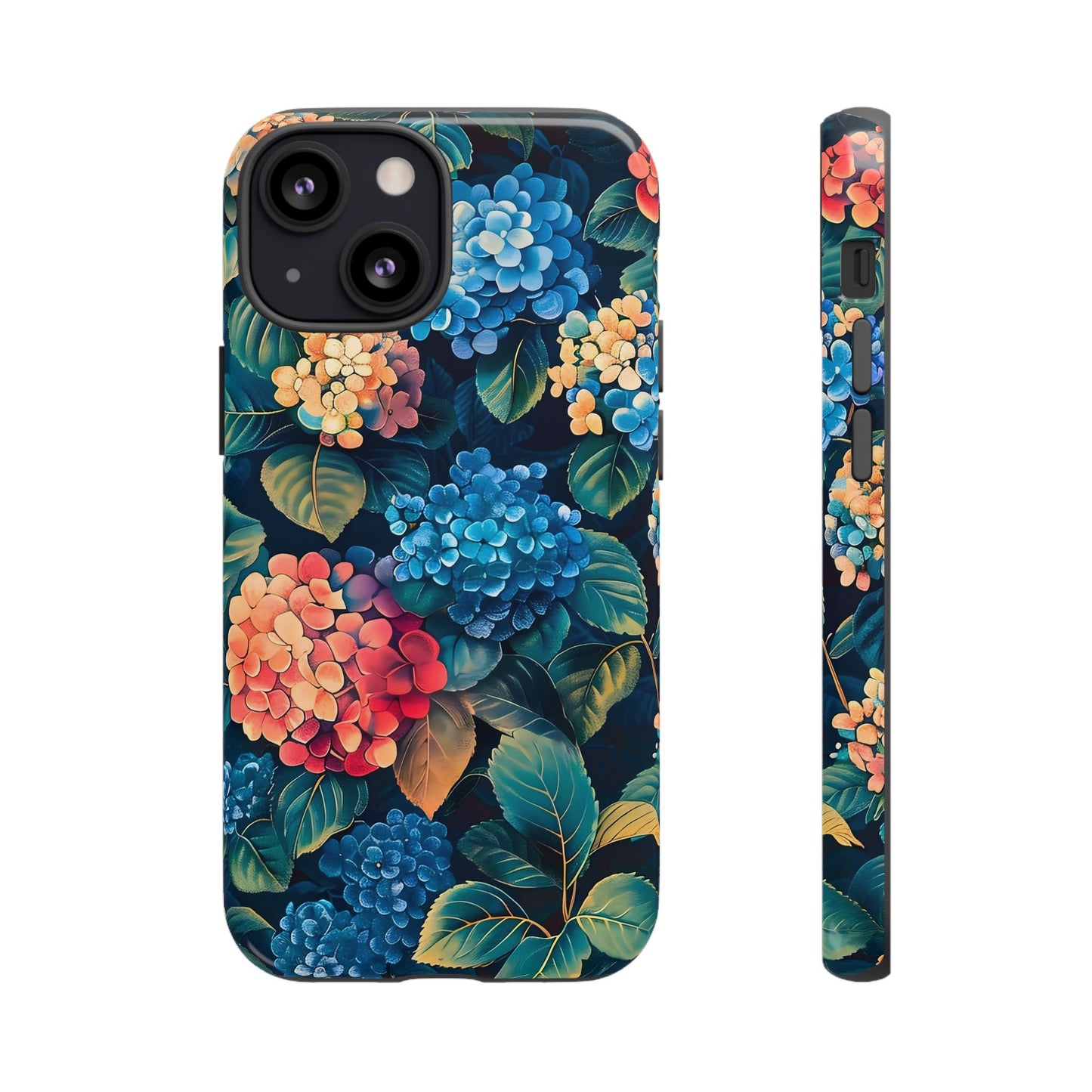 Floral Phone Case, Stylish Tough Case for Gardener Gift, Flower Lover Accessory, Pretty Floral Design, Protective Case