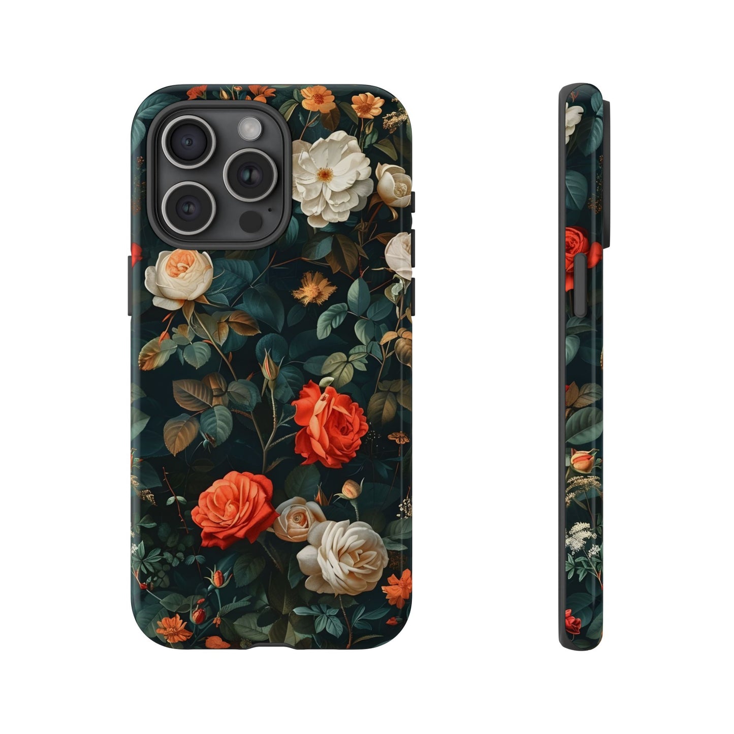 Floral Phone Case | Tough Cases with Elegant Design | Gift for Her, Mother's Day, Birthdays, Personalized, Trendy Tech Accessories