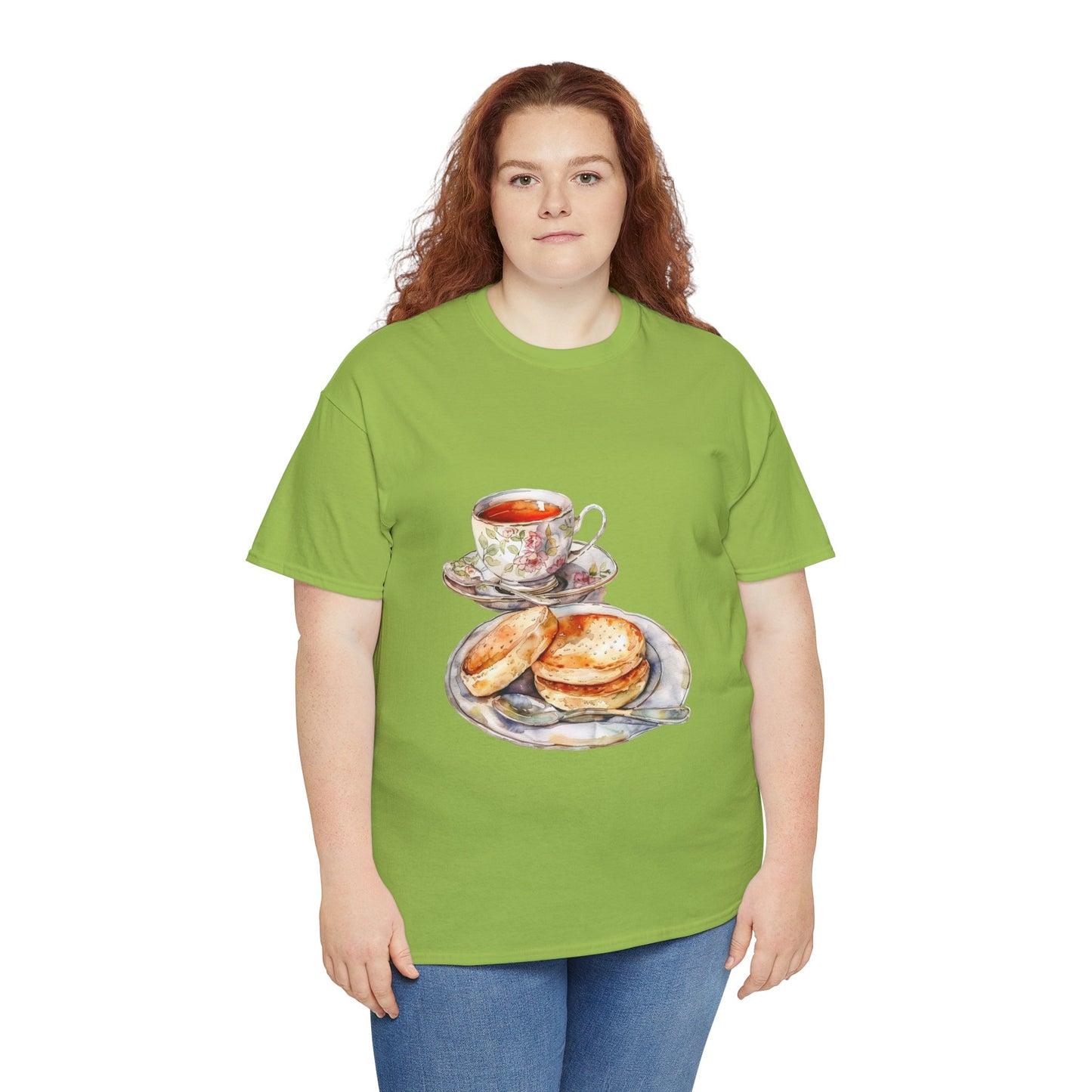 Unisex Heavy Cotton Tee - Heritage on a Plate - Exploring British Cuisine