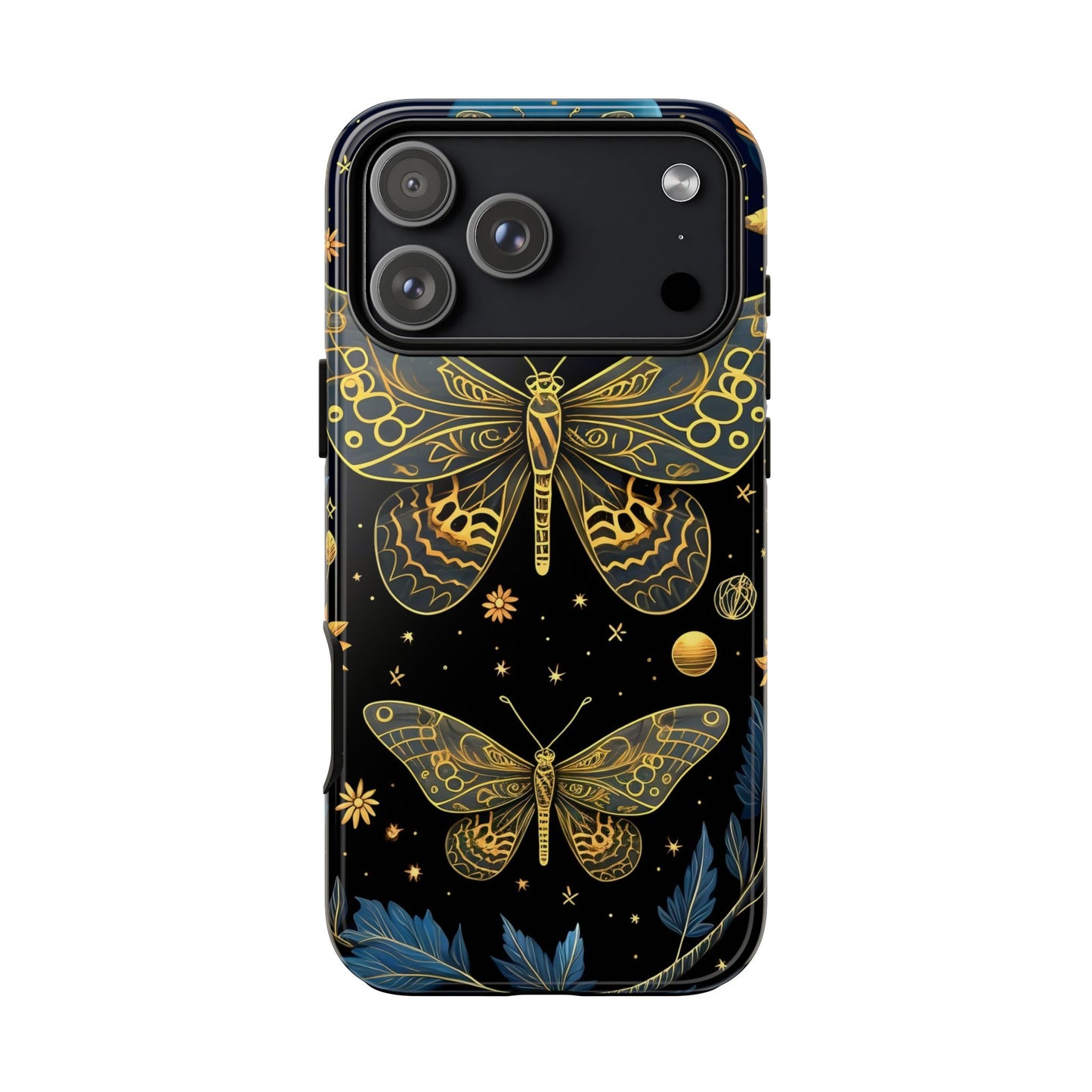 Butterfly Galaxy Phone Case | Tough Cases for Nature Lovers, Unique Phone Covers, Gift for Her, Boho Style, Floral Design