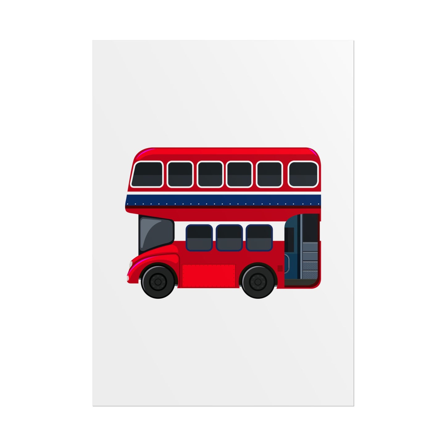 Red Double Decker Bus Rolled Posters
