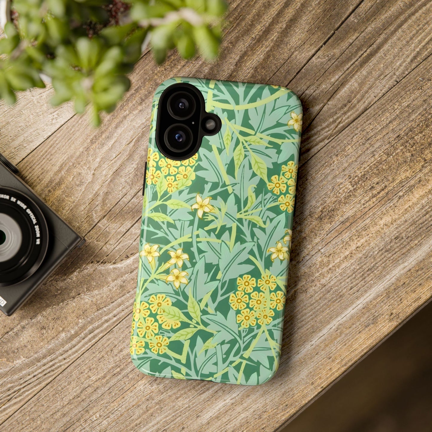 Tough Cases Organic Floral Phone Case, Stylish iPhone Cover, Eco-Friendly Gift, Nature Lover Accessory, Spring Decor, Unique Phone Protector