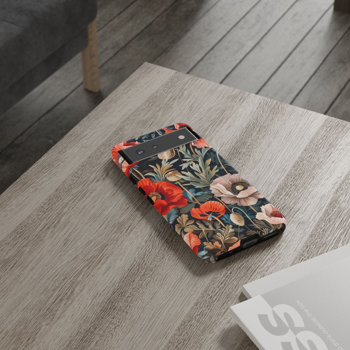 Floral Phone Case - Tough Cases, Flower Design, Chic Tech Accessories, Stylish Gifts, Unique Phone Protectors
