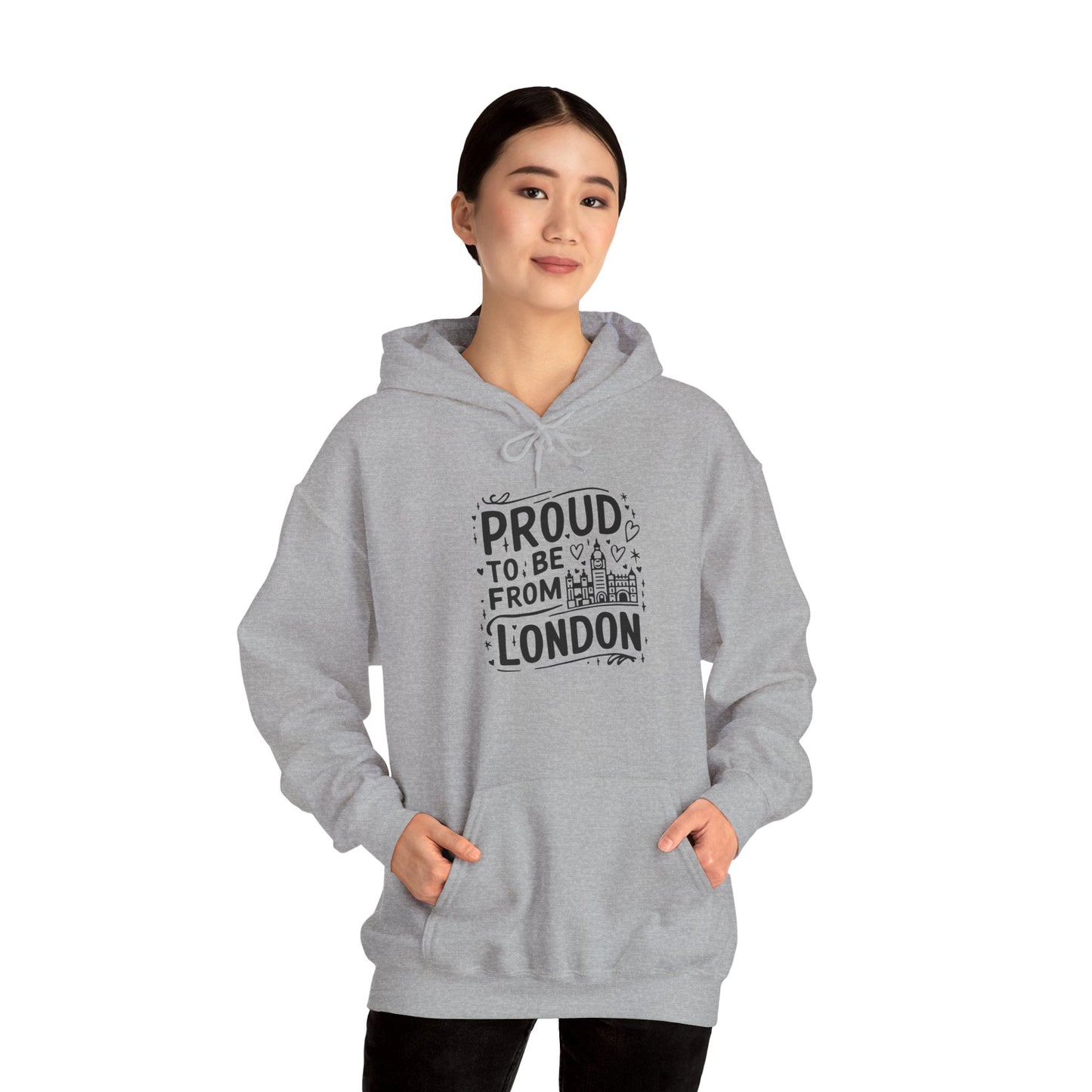 Unisex Heavy Blend™ Hooded Sweatshirt - Proud to be from London