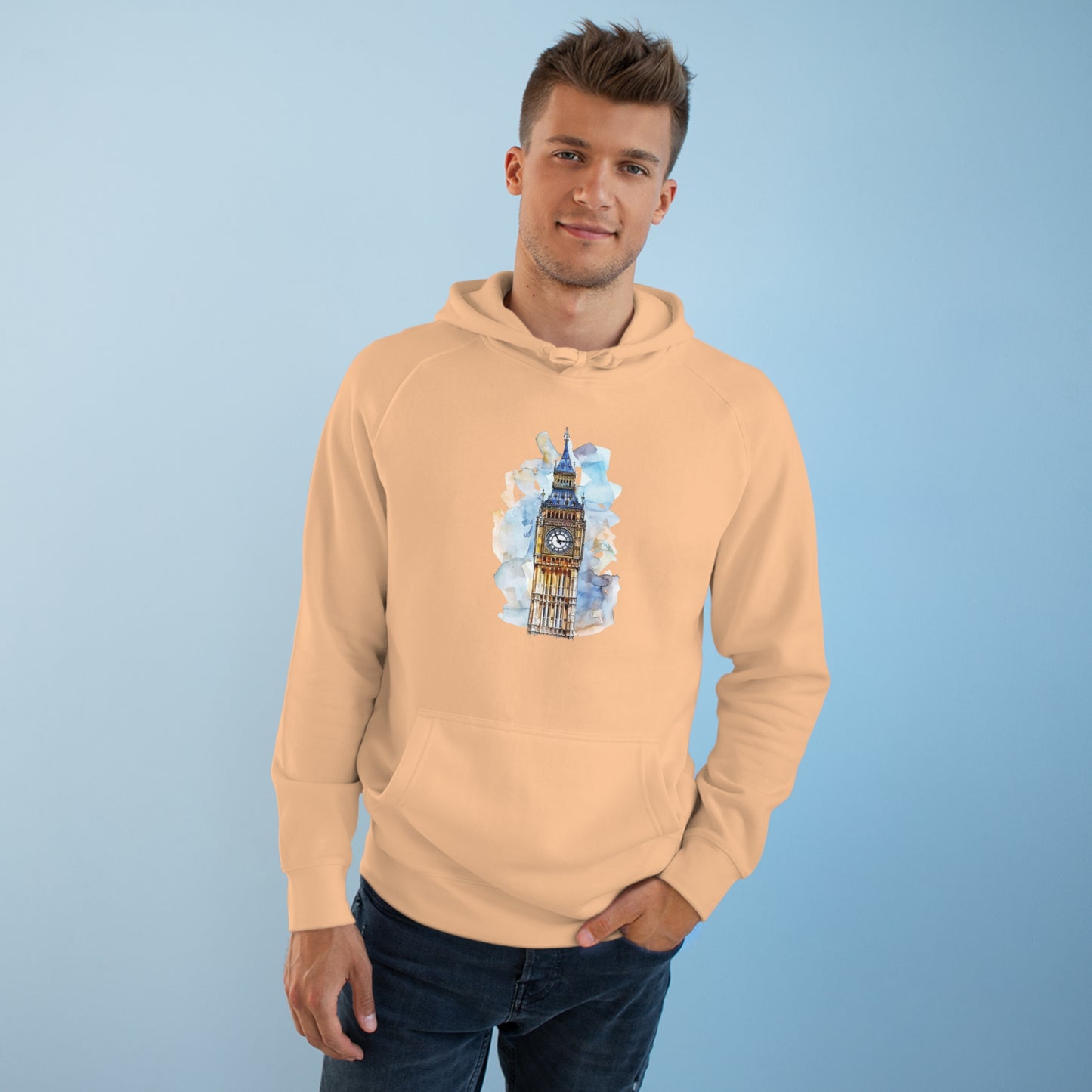 Unisex Hoodie - Big Ben Tower - London’s Signature Sight