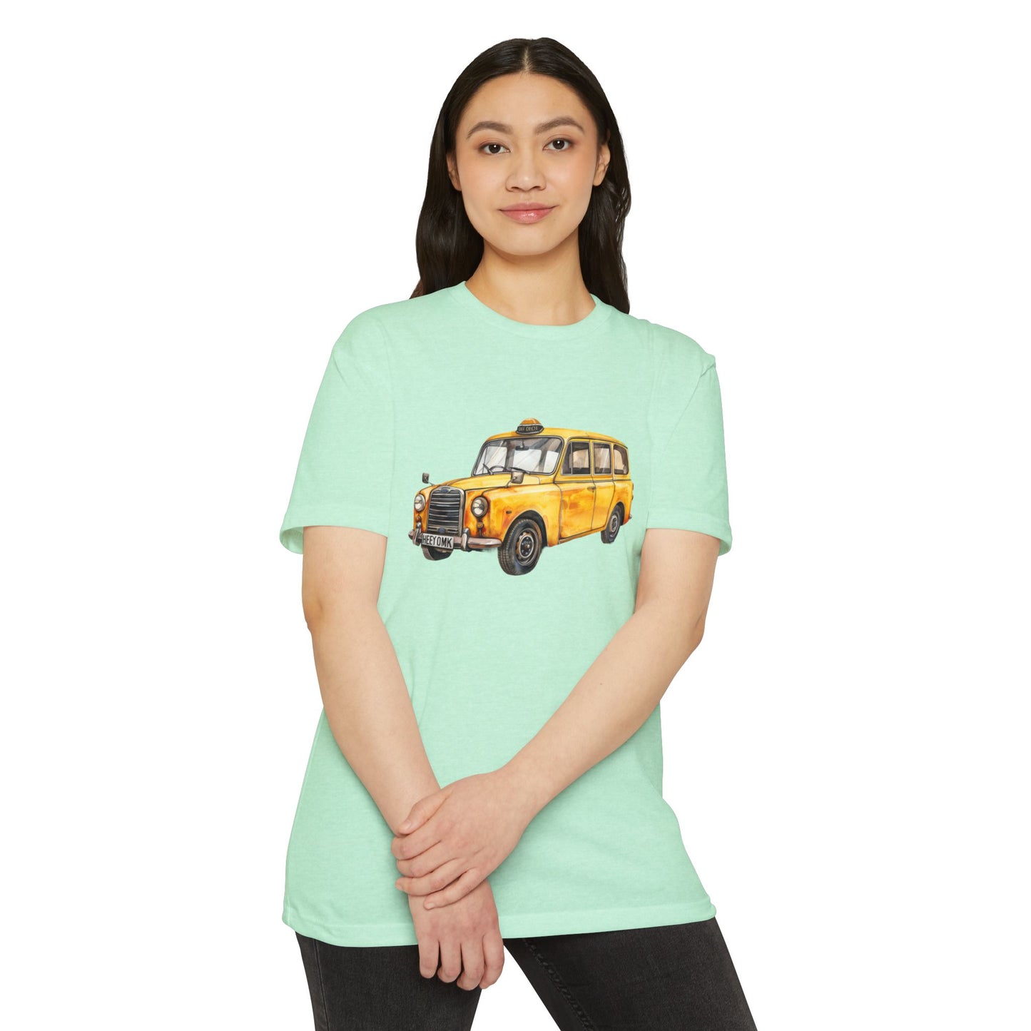 Unisex CVC Jersey T-shirt - British Vintage Car