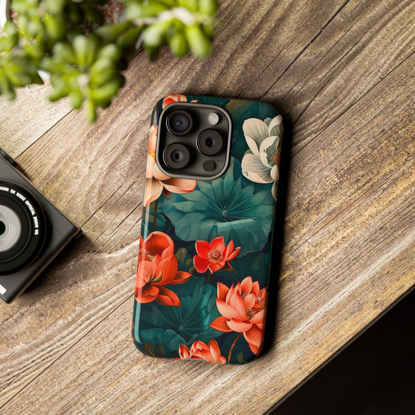 Flower Phone Case, Floral Phone Cover, Tough Case for Floral Lovers, Gift for Her, Stylish Tech Accessories