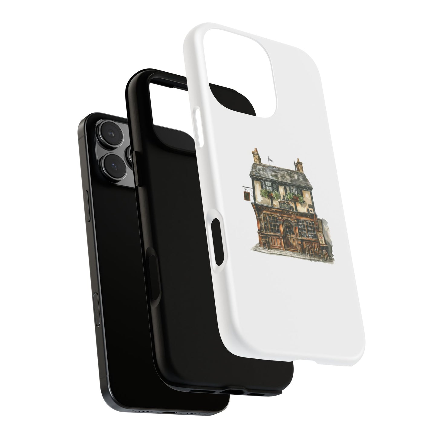 Artistic Phone Case with Cozy Cottage Design