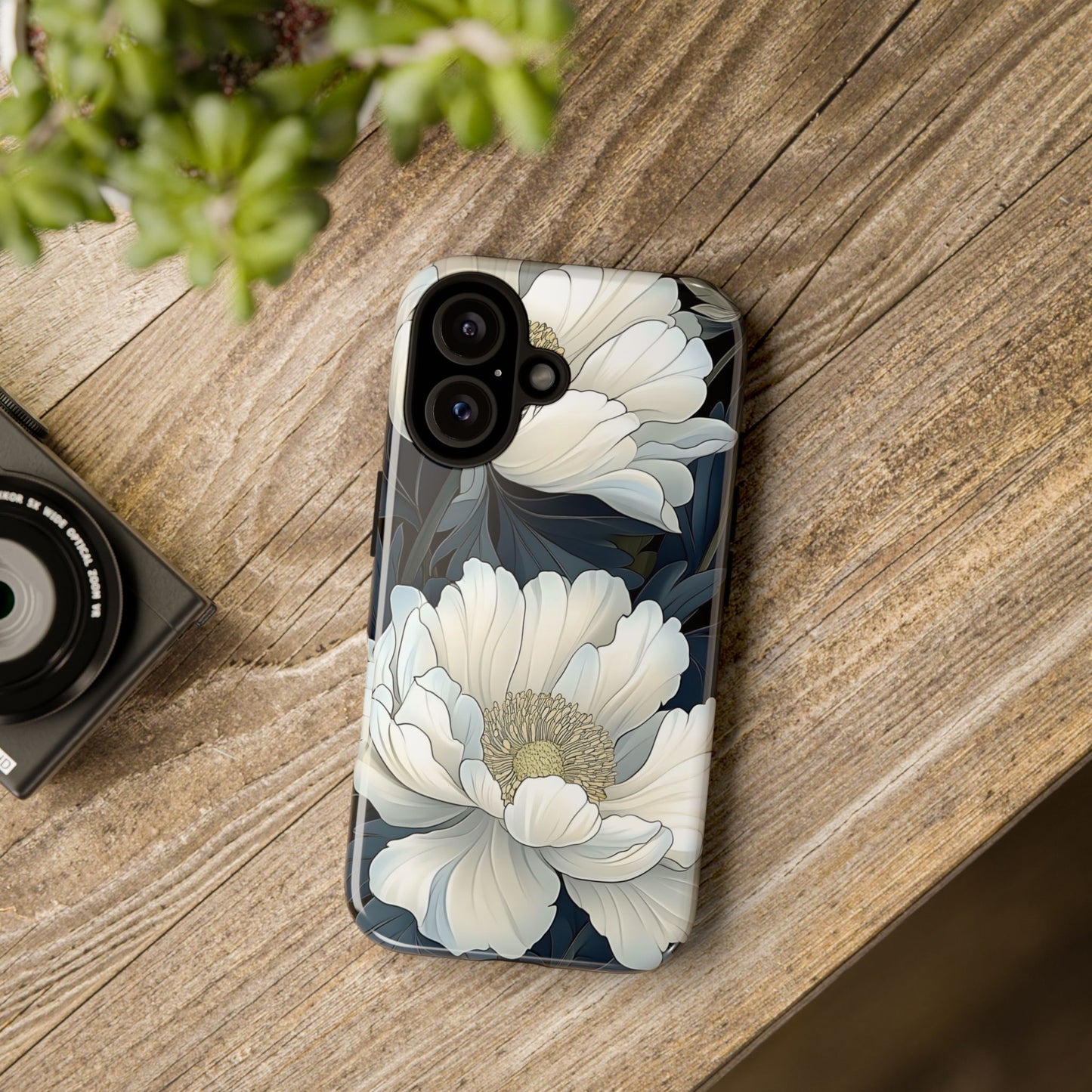Elegant Floral Phone Case, Floral iPhone Cover, Flower Art Phone Case, Eco-Friendly Mobile Protection, Tough & Stylish Phone Case