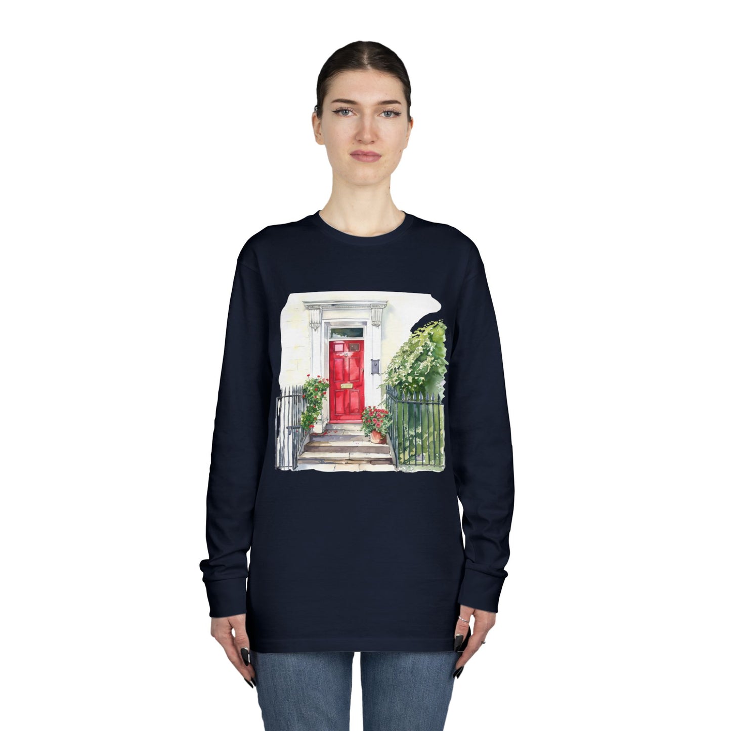 Long Sleeve Crewneck Tee - British Beautiful Nature