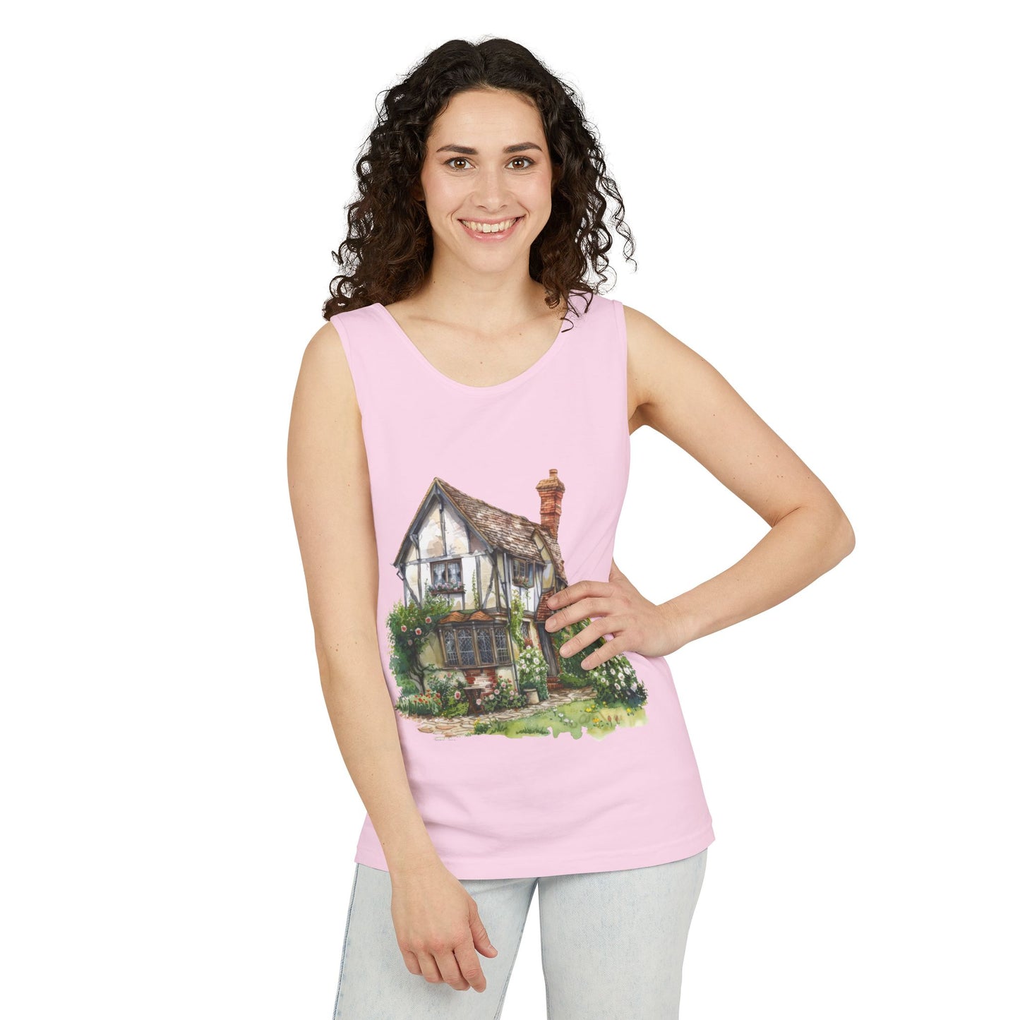 Unisex Garment-Dyed Tank Top - Trendy British House