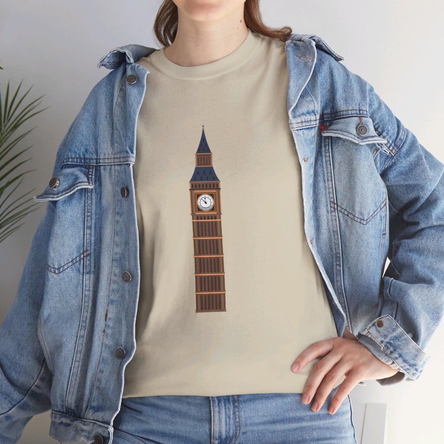 Big Ben - Iconic British Tower and Landmark Classic Unisex Heavy Cotton T-shirt